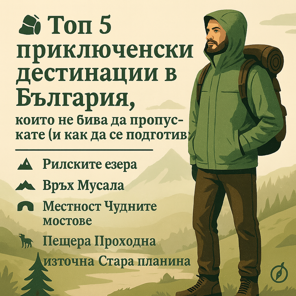 🥾 Топ 5 места в българските планини, които трябва да посетите (и какво да облечете)