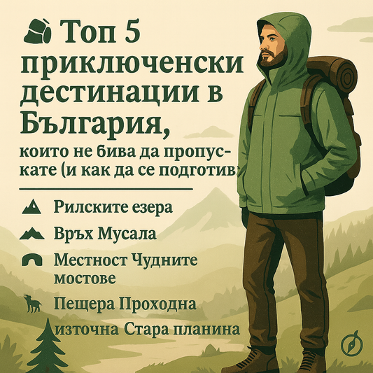 🥾 Топ 5 места в българските планини, които трябва да посетите (и какво да облечете)