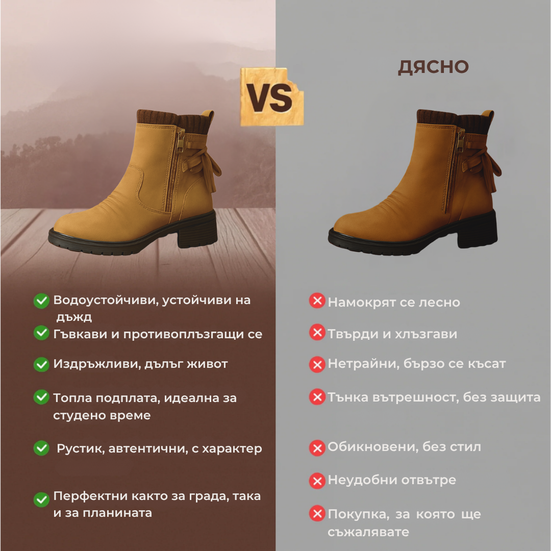 Ръчно изработени ботуши Светла™ | Есен – Зима 2025