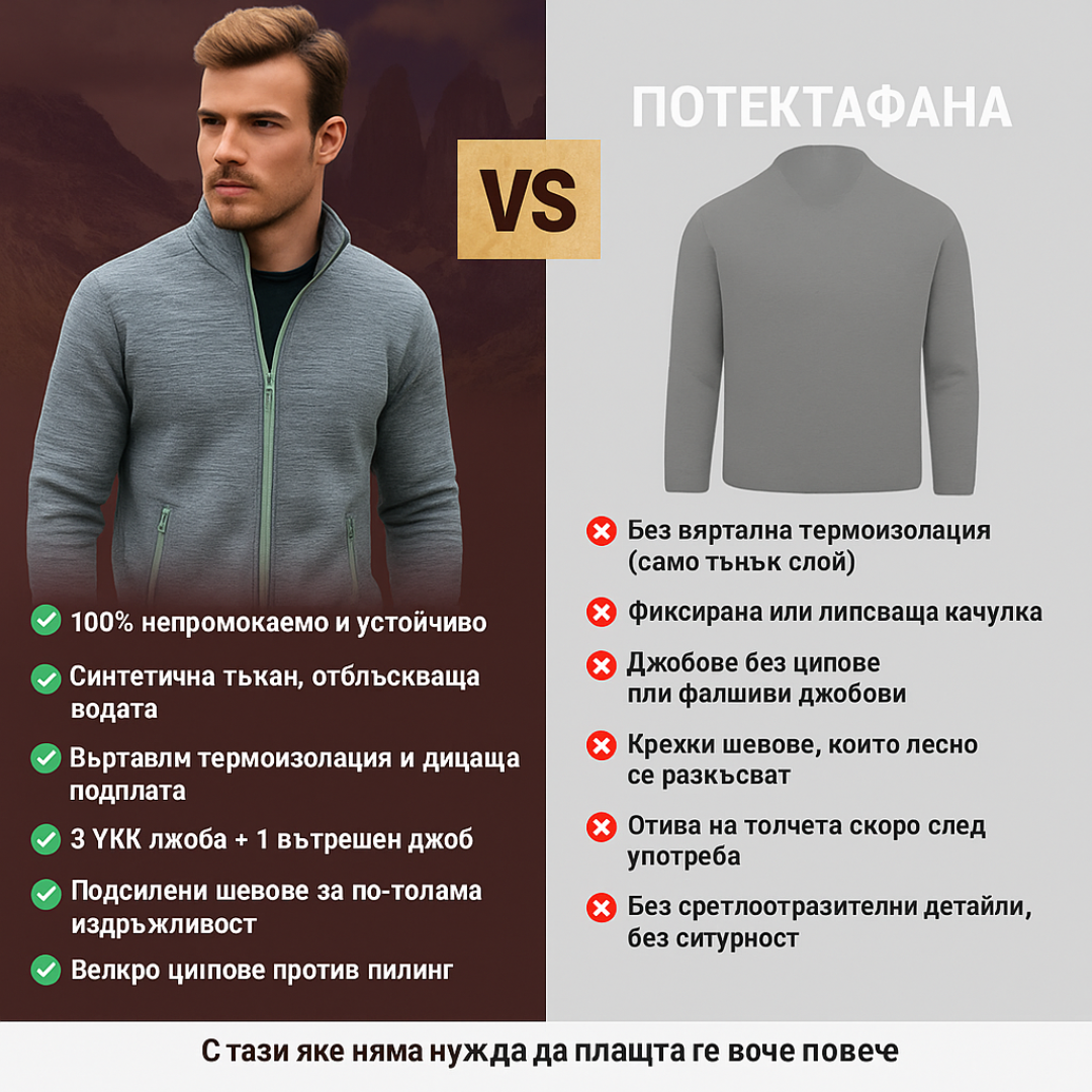 Топло яке Родопи™ | Есен - Зима 2025