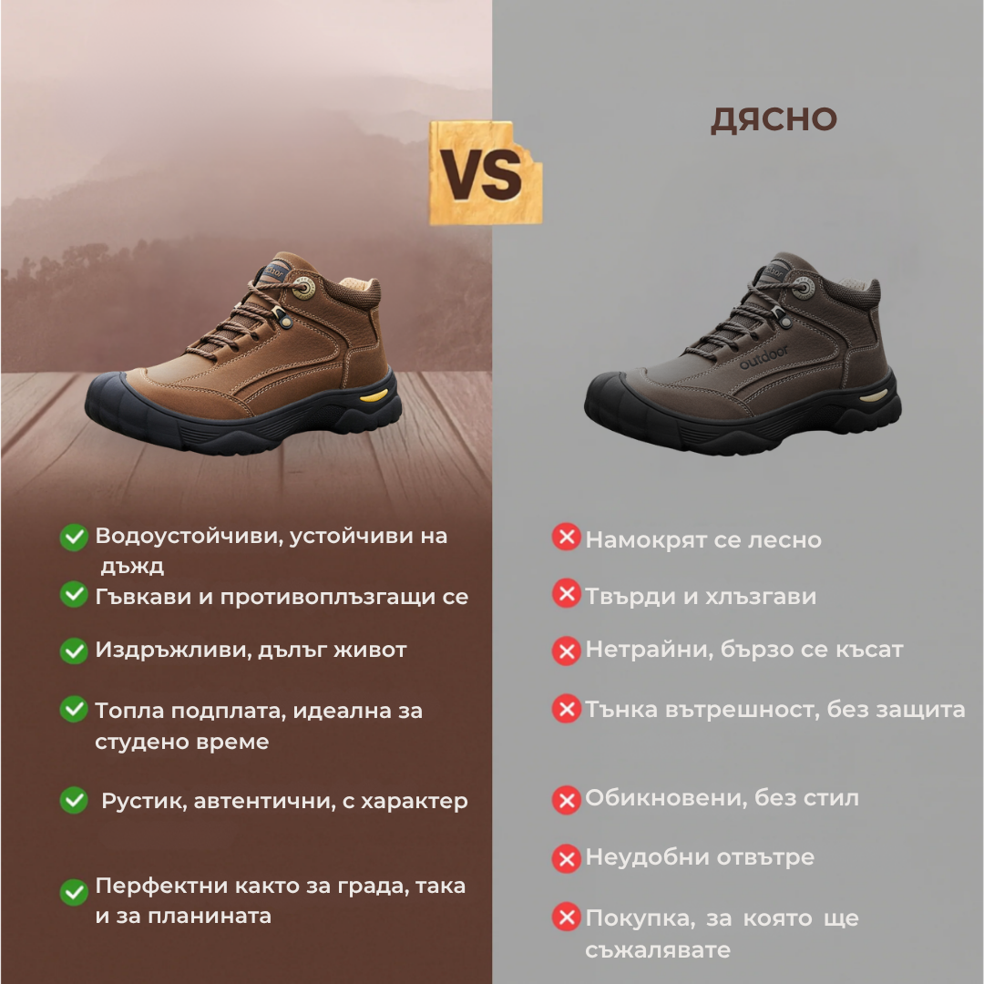 Ръчно изработени обувки Банско™ | Есен – Зима 2025