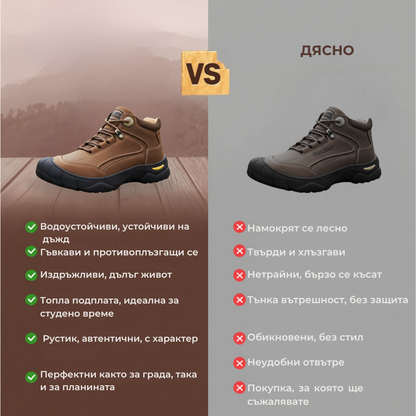 Ръчно изработени обувки Банско™ | Есен – Зима 2025