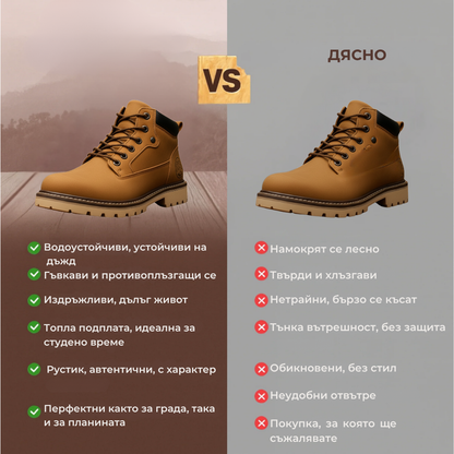 Ръчно изработени ботуши Осъм™ | Есен – Зима 2025