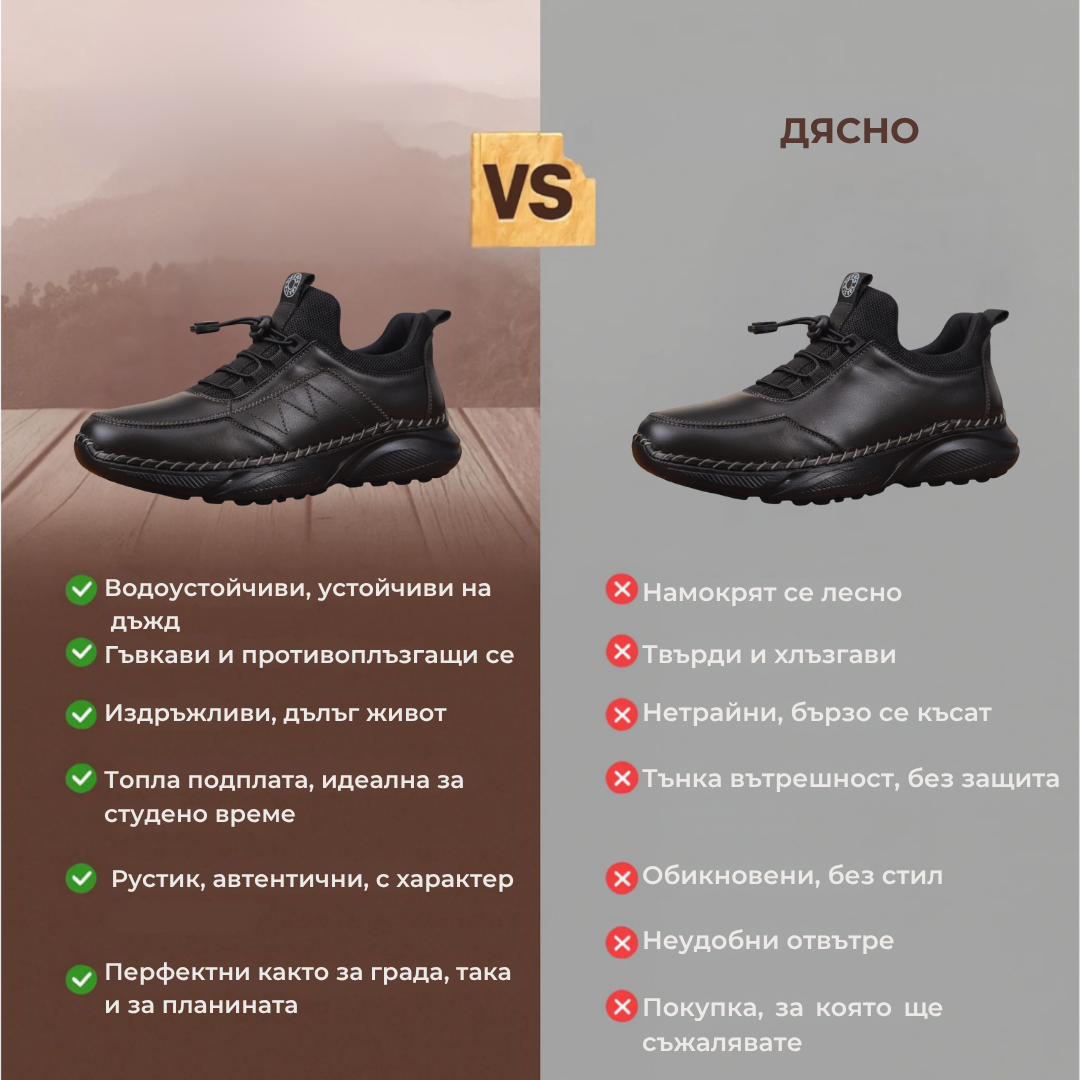 Ръчно изработени обувки Триград™ | Есен – Зима 2025