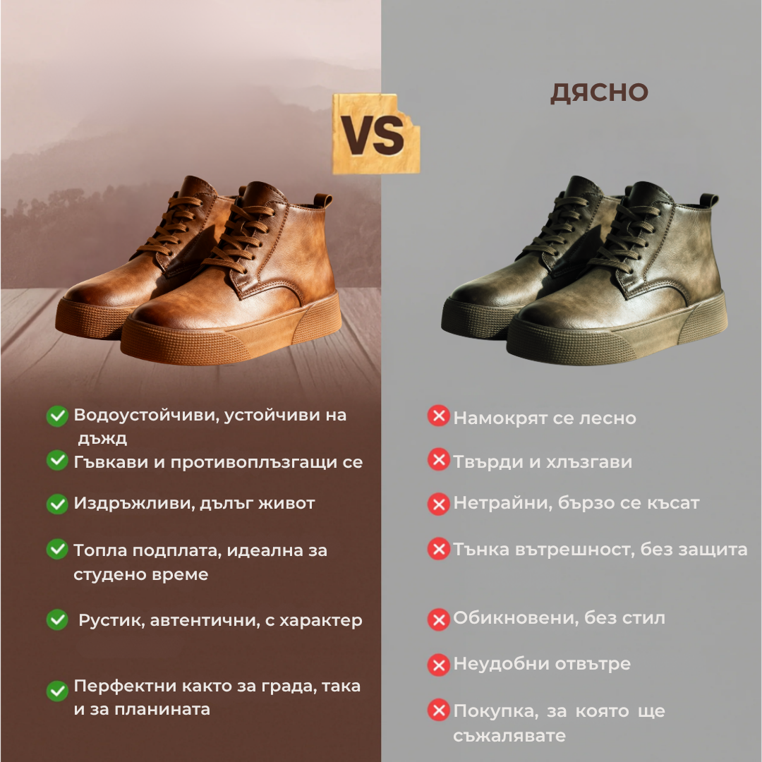 Ръчно изработени ботуши Бачково™ | Есен – Зима 2025