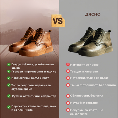 Ръчно изработени ботуши Бачково™ | Есен – Зима 2025